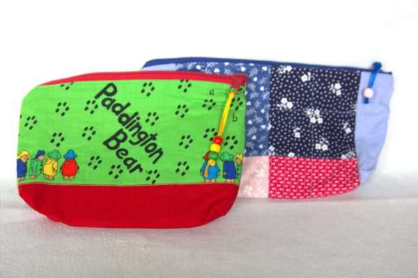 Reißverschlusstasche Patchwork